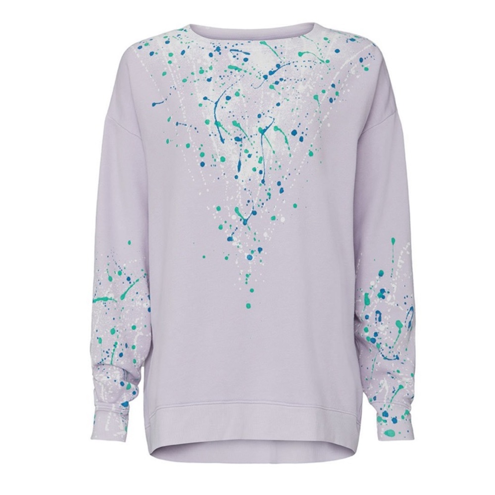 Wildfox Bleach Dripped Roadtrip Sweatshirt